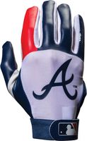 Franklin Atlanta Braves Youth Batting Gloves