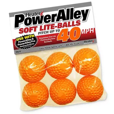 Heater PowerAlley 40 MPH Soft Lite-Balls - 12 Pack