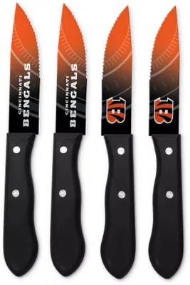 Sports Vault Cincinnati Bengals Steak Knives