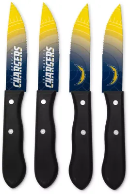 Sports Vault Los Angeles Chargers Steak Knives