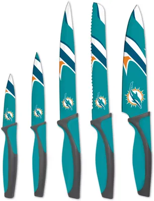 Sports Vault Miami Dolphins Kitchen Knives