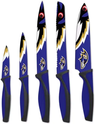 Sports Vault Baltimore Ravens Kitchen Knives