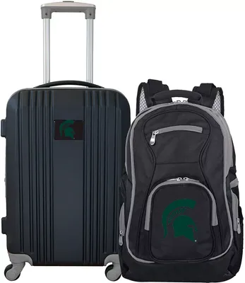 Mojo Michigan State Spartans Two Piece Luggage Set
