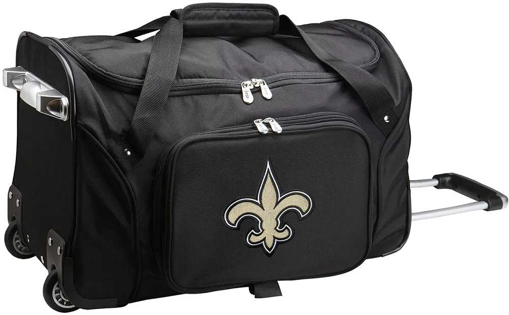 Mojo New Orleans Saints Wheeled Duffle