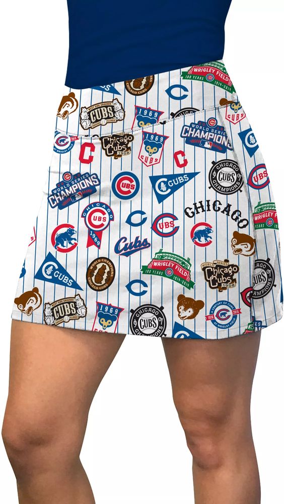 Dick's Sporting Goods Loudmouth Women's Chicago Cubs Golf Skort