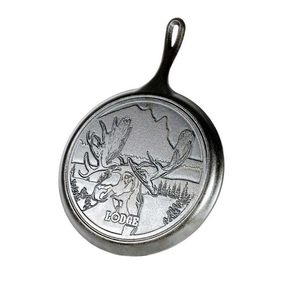 Lodge Wildlife Series 10.5" Cast Iron Moose Grill Pan