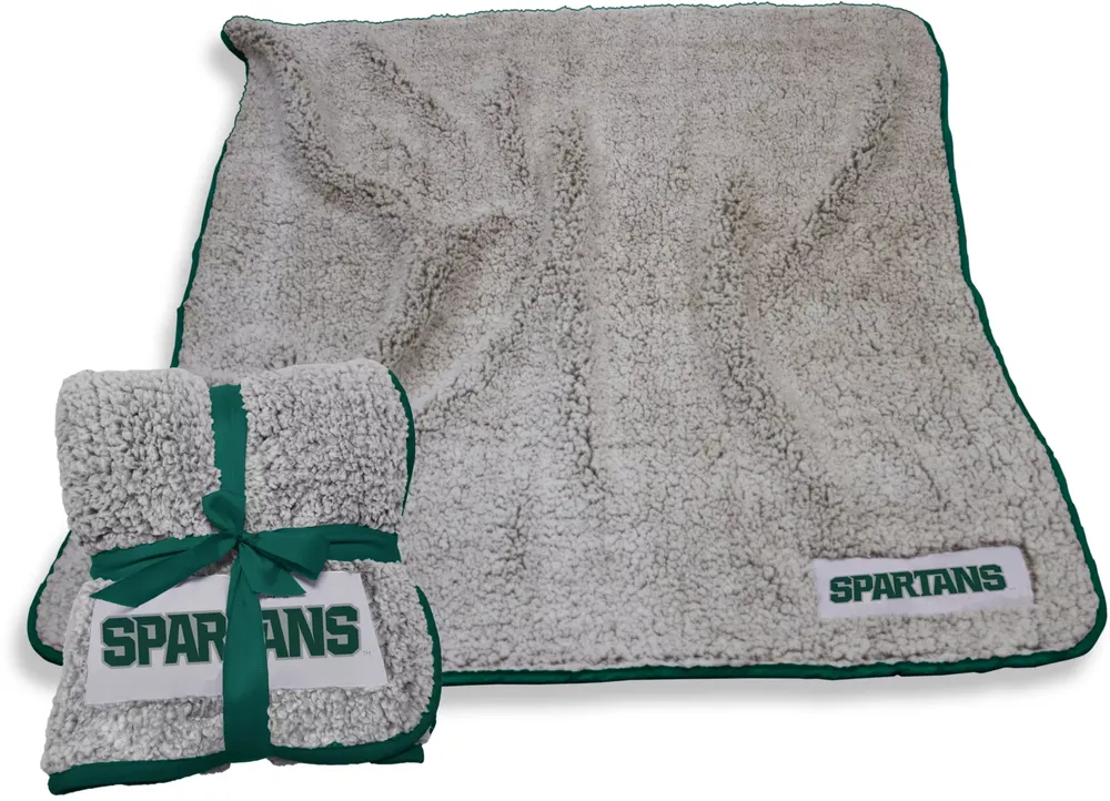 Logo Brands Michigan State Spartans 50'' x 60'' Frosty Fleece Blanket