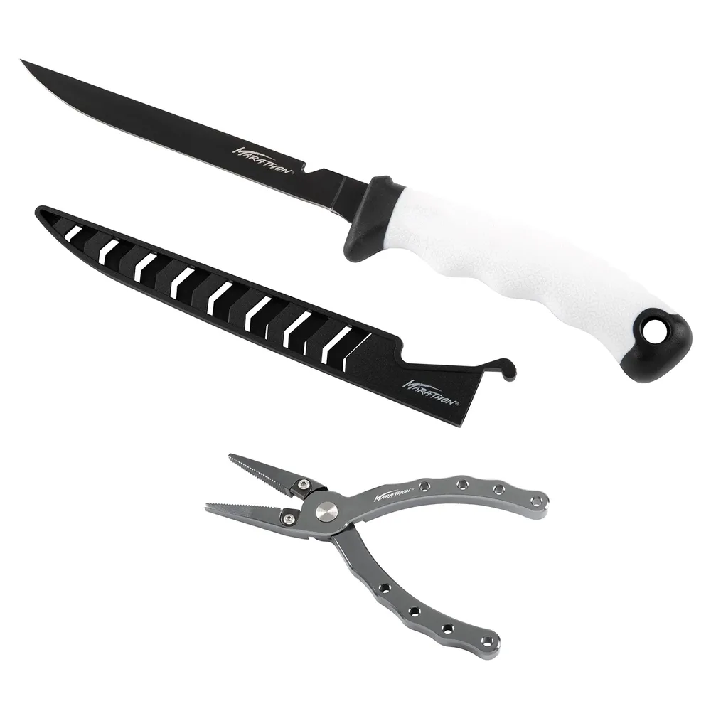 Marathon Fillet Knife with Aluminum Pliers