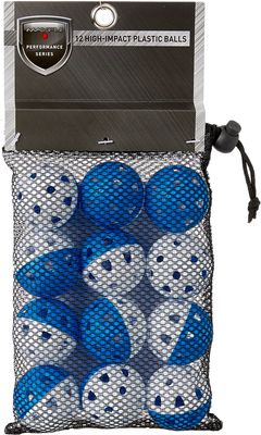 Maxfli Performance Series High-Impact Plastic Practice Balls - 12-Pack
