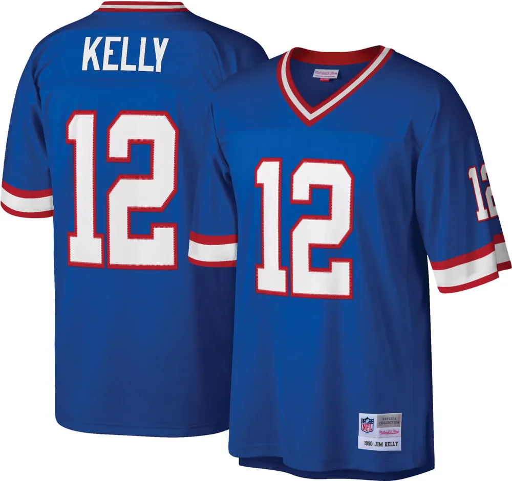 Mitchell & Ness Men's Buffalo Bills Jim Kelly #12 1990 Throwback Jersey