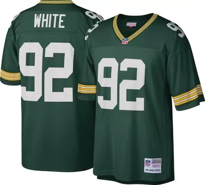 Mitchell & Ness Men's Green Bay Packers Reggie White #92 1996 Throwback Split Jersey