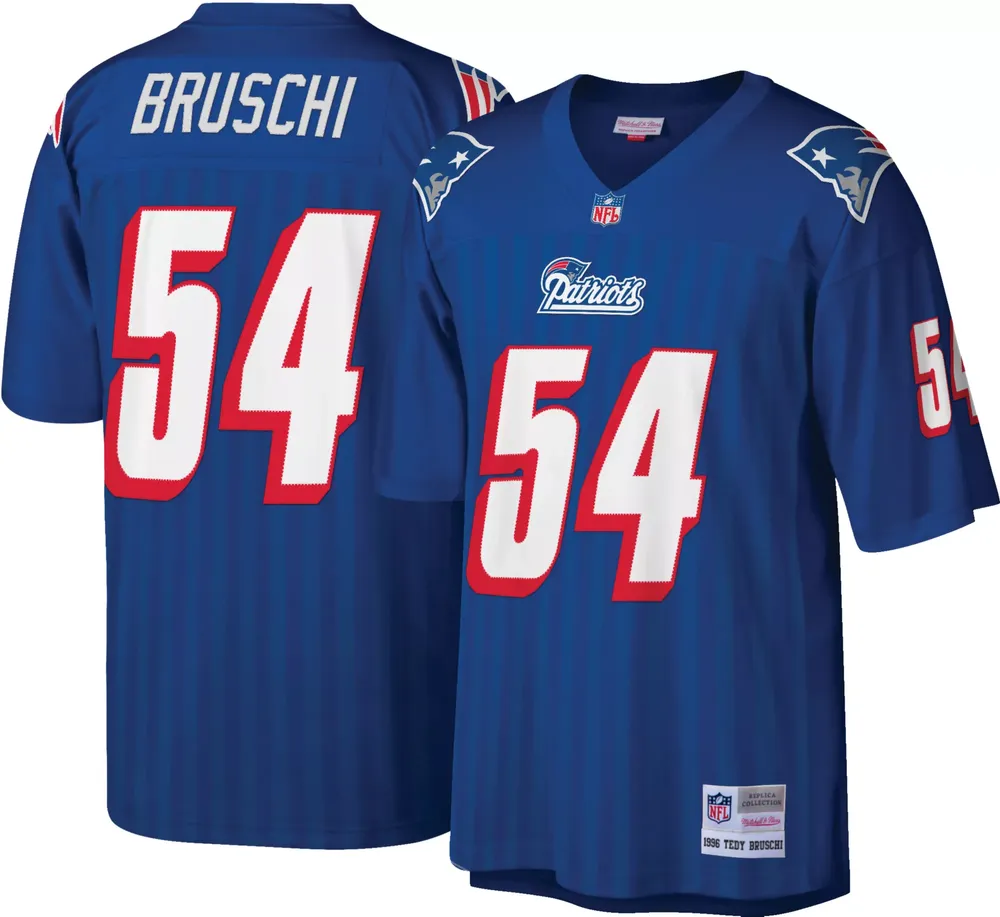 Mitchell & Ness Men's New England Patriots Tedy Bruschi #54 1996 Throwback Jersey