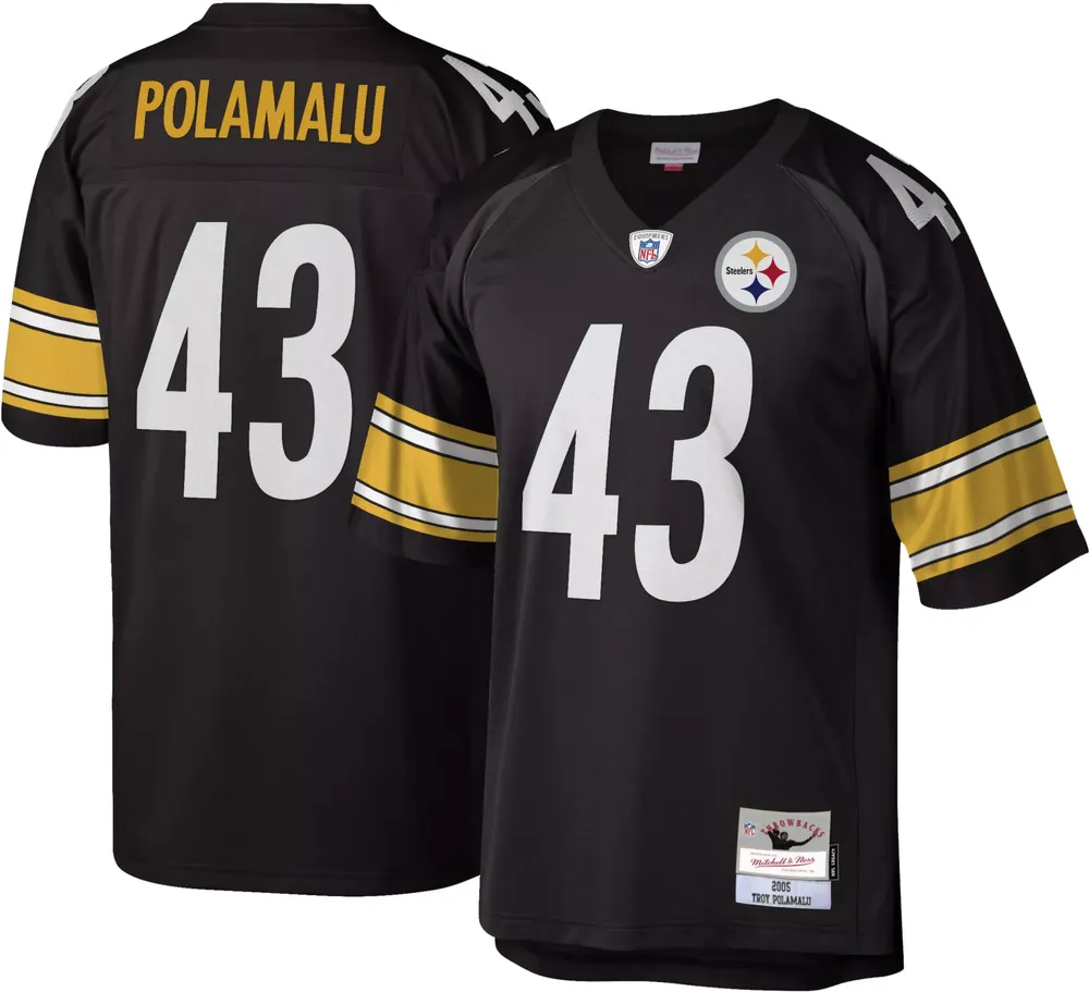 Mitchell & Ness Men's Pittsburgh Steelers Troy Polamalu #43 2005 Throwback Jersey