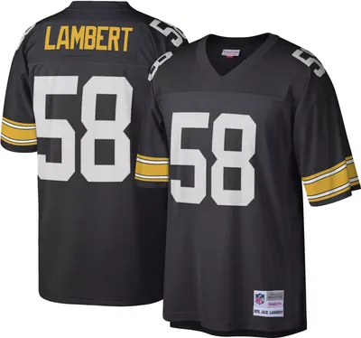 Mitchell & Ness Men's Pittsburgh Steelers Jack Lambert #58 1976 Throwback Jersey