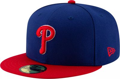 Men's Philadelphia Phillies New Era Red Game Authentic Collection On-Field  59FIFTY Fitted Hat