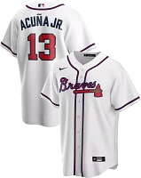 Nike Men's Replica Atlanta Braves Acuna Jr. #13 Cool Base Jersey