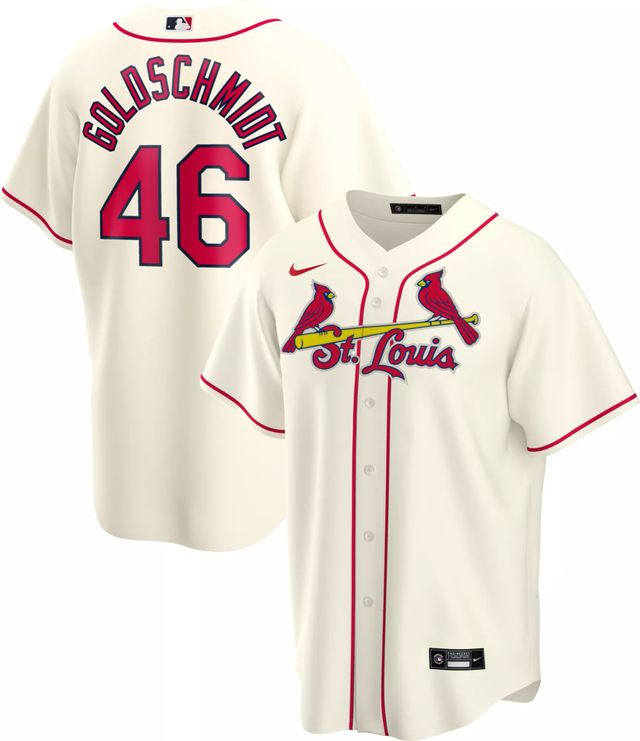 Nike Youth Replica St. Louis Cardinals Paul Goldschmidt #46 Cool Base Red  Jersey