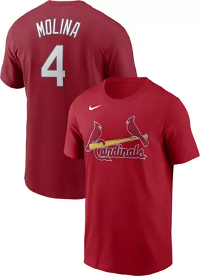 Nike Men's St. Louis Cardinals Yadier Molina #4 T-Shirt