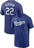 Nike Men's Los Angeles Dodgers Clayton Kershaw #22 Blue T-Shirt