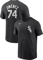 Nike Men's Chicago White Sox Eloy Jimenez #74 Black T-Shirt