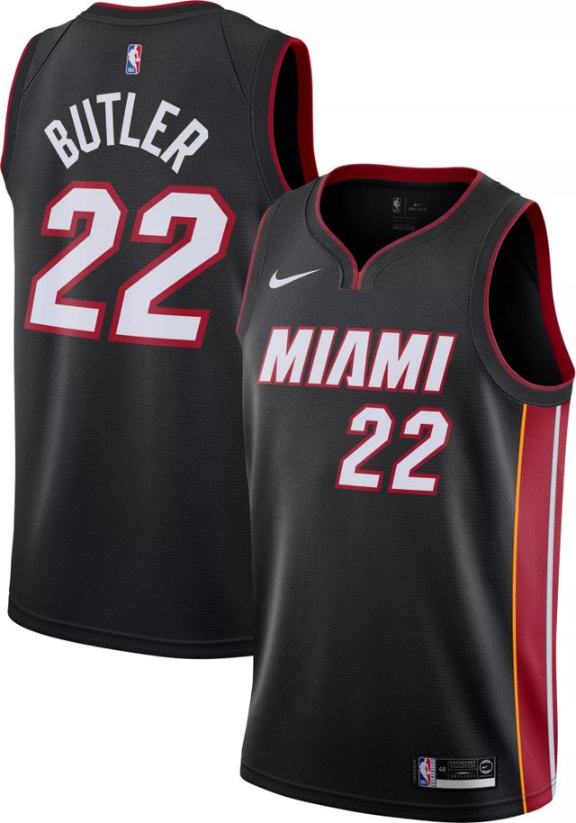 Dick's Sporting Goods Nike Youth Miami Heat Jimmy Butler #22 White Dri-FIT  Swingman Jersey