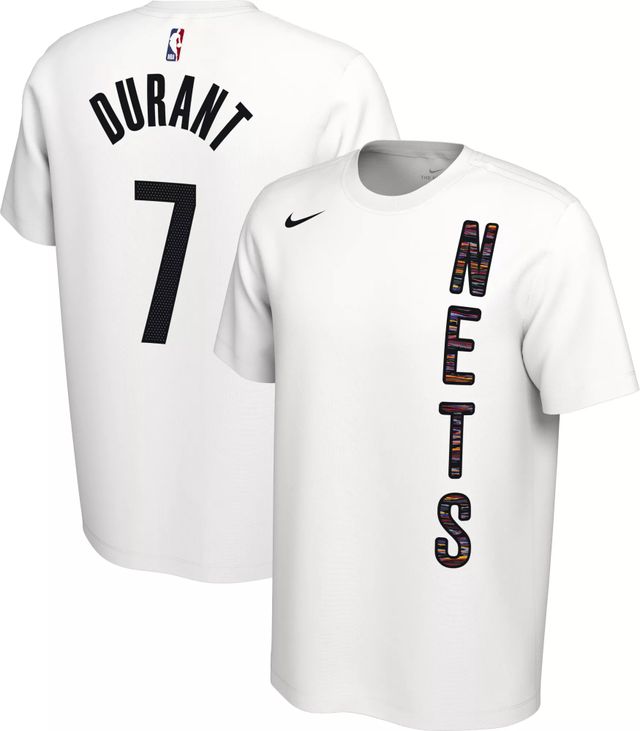 New Mens Nike Brooklyn Nets Kevin Durant #7 NBA Jersey Hoodie Sz S MSRP $75