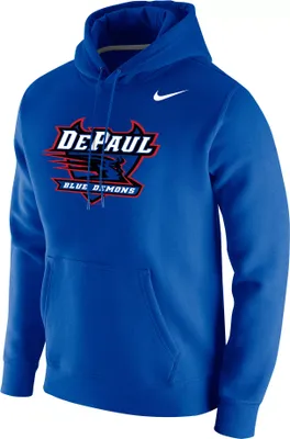 Nike Men's DePaul Blue Demons Royal Blue Club Fleece Pullover Hoodie