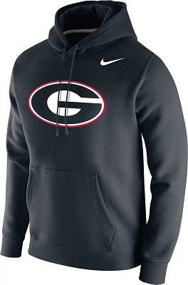 Nike Men's Georgia Bulldogs Club Fleece Pullover Black Hoodie