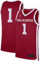 Jordan Men's Oklahoma Sooners #1 Crimson Replica Basketball Jersey