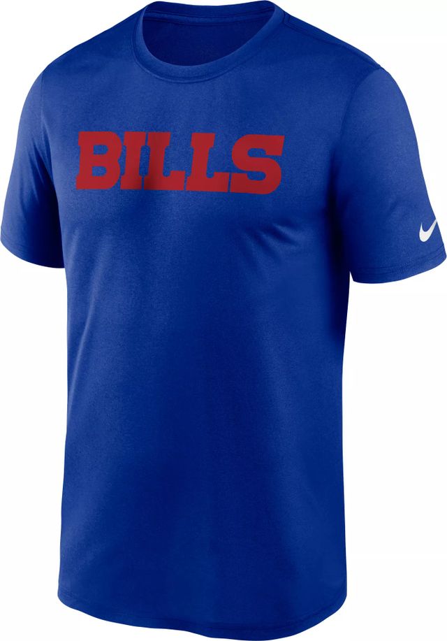 Nike Buffalo Bills Dri Fit Velocity Wordmark T-Shirt