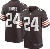 Nike Men's Cleveland Browns Nick Chubb #24 Brown Game Jersey