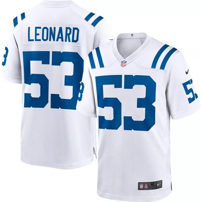 Nike Men's Indianapolis Colts Quenton Nelson #56 White Game Jersey