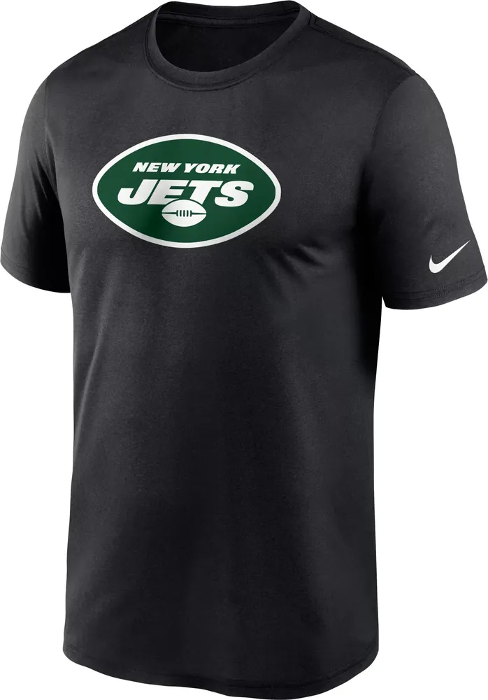 Nike Men's New York Jets Legend Logo Black T-Shirt