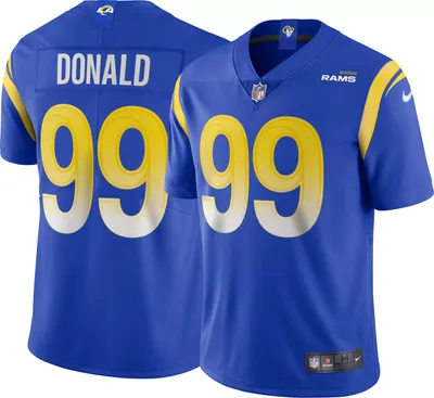 Nike Men's Los Angeles Rams Aaron Donald #99 Vapor Limited Royal Jersey