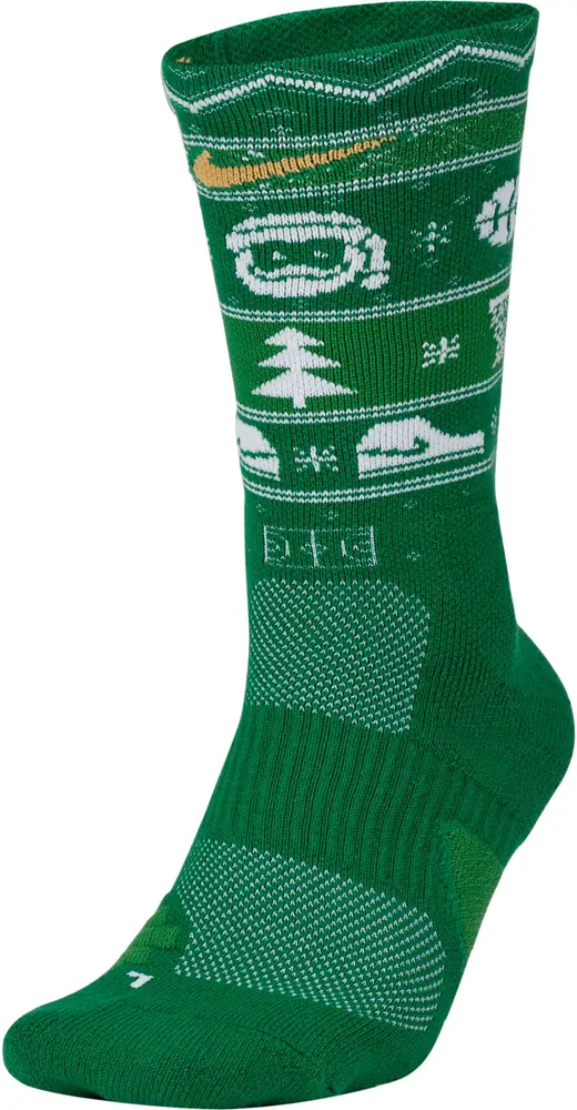 Nike Men's Elite Christmas Crew Socks