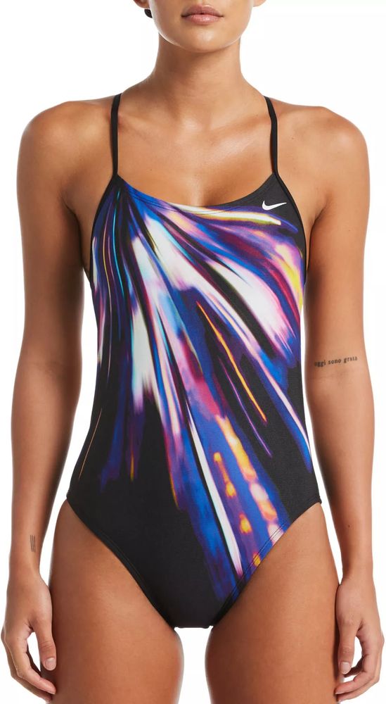 Anual chatarra Húmedo Dick's Sporting Goods Nike Women's Space Highway Cut-Out One Piece Swimsuit  | Bridge Street Town Centre