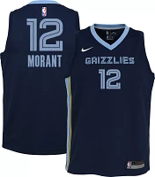 Nike Youth Memphis Grizzlies Ja Morant #12 Navy Dri-FIT Icon Jersey