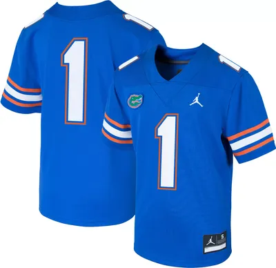 Jordan Boys' Florida Gators #1 Blue Replica Football Jersey