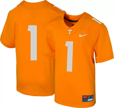 Nike Boys' Tennessee Volunteers #1 Orange Replica Football Jersey