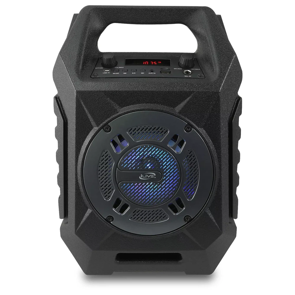 iLive Wireless Tailgate Speaker with LED Lights