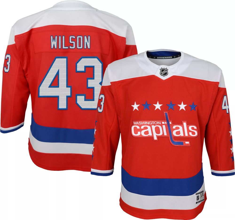 Womens Washington Capitals Tom Wilson Hockey Jersey T Shirt Small NHL Nice