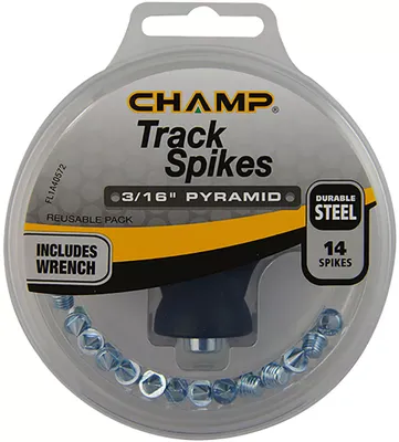 Champ 3/16" Pyramid Track Spikes - 14 Pack