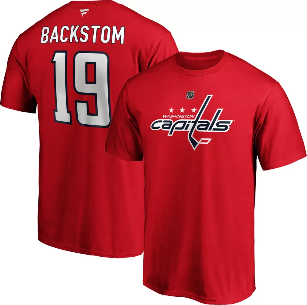 NHL Men's Washington Capitals Nicklas Backstrom #19 Red Player T-Shirt