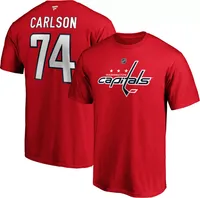 NHL Men's Washington Capitals John Carlson #74 Orange Player T-Shirt