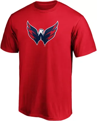 NHL Men's Washington Capitals Primary Logo Red T-Shirt
