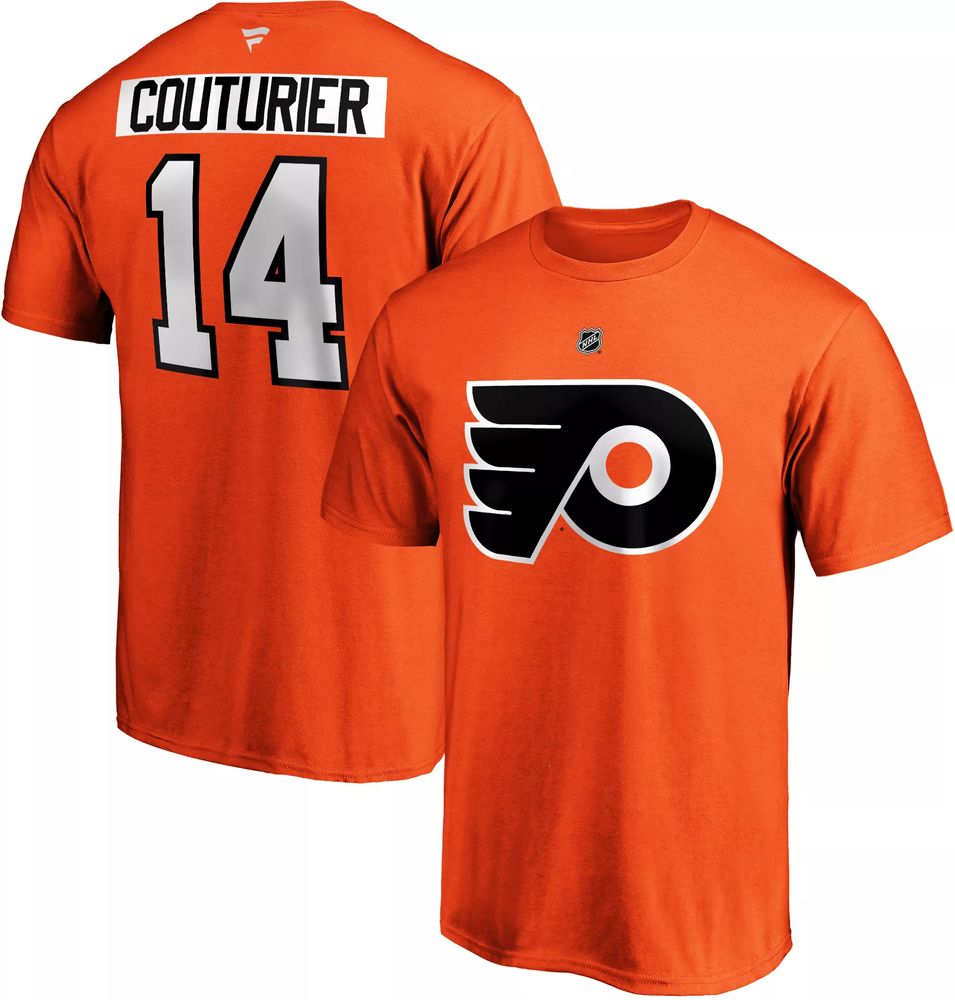 NHL Men's Philadelphia Flyers Sean Couturier #14 Orange Player T-Shirt