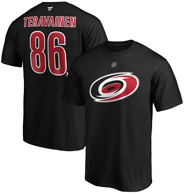 NHL Men's Carolina Hurricanes Teuvo Teravainen #86 Black Player T-Shirt