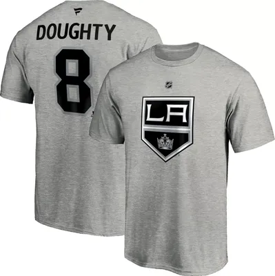 NHL Men's Los Angeles Kings Drew Doughty #8 Grey Player T-Shirt