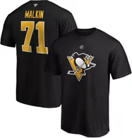 NHL Men's Pittsburgh Penguins Evgeni Malkin #71 Black Player T-Shirt