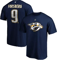 NHL Men's Nashville Predators Filip Forsberg #9 Navy Player T-Shirt